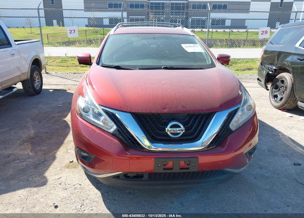 2016 NISSAN MURANO PLATINUM VIN: 5N1AZ2MH3GN119482