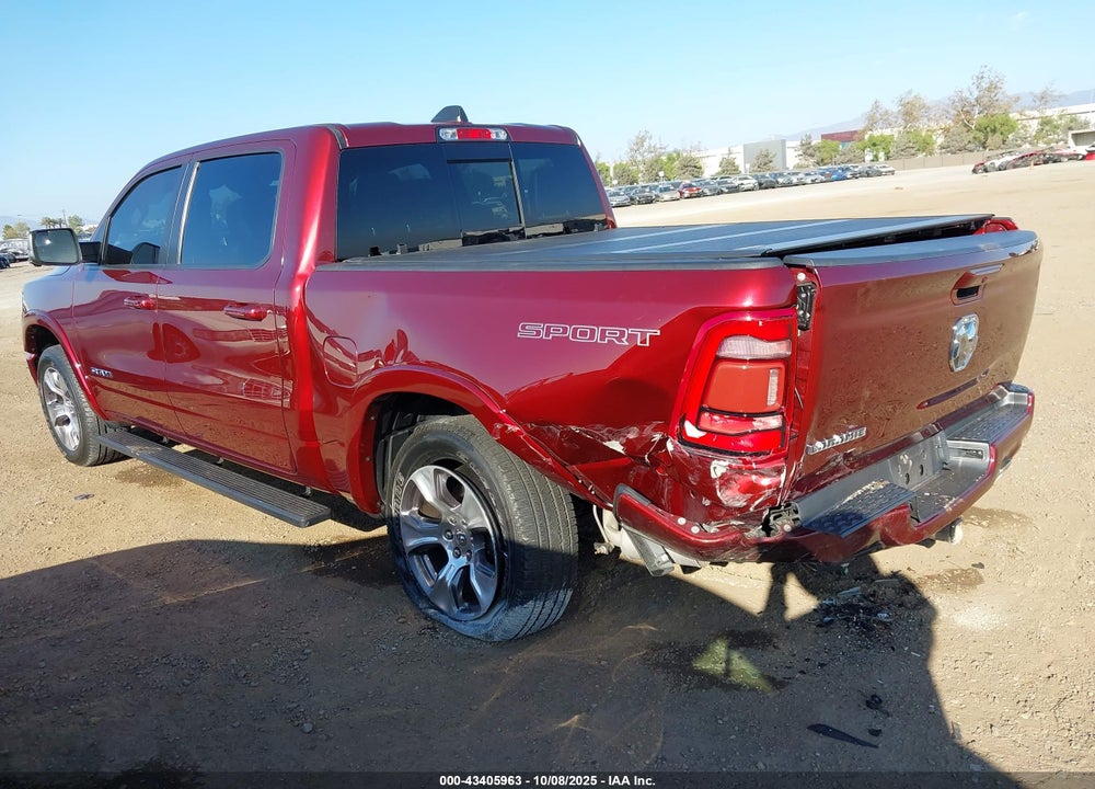 2021 RAM 1500 LAIE  4X2 5'7 BOX VIN: 1C6RREJT3MN544365