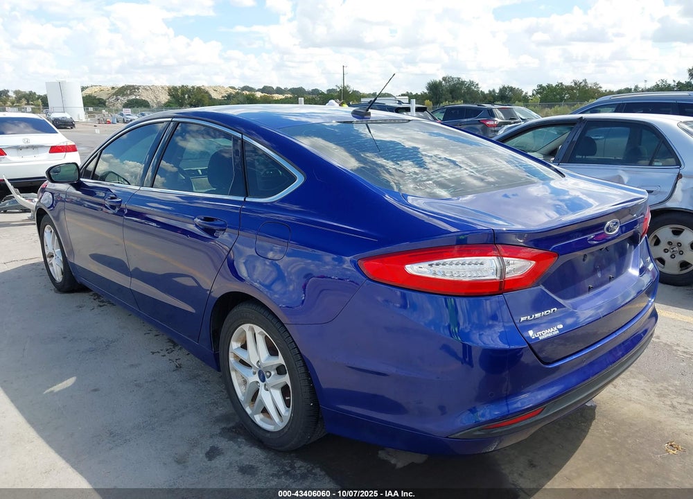 2016 FORD FUSION SE VIN: 3FA6P0HD9GR314498