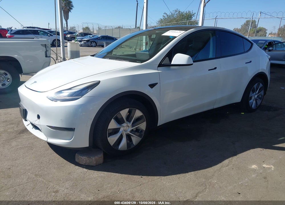2020 TESLA MODEL Y VIN: 5YJYGDEE2LF053962