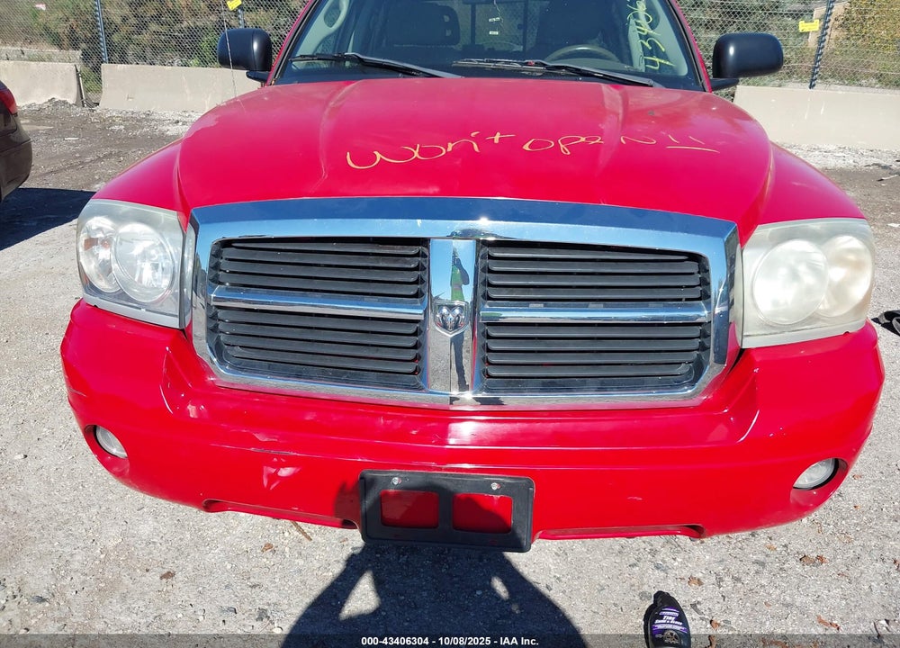 2006 DODGE DAKOTA VIN: 1D7HE48N36S533278