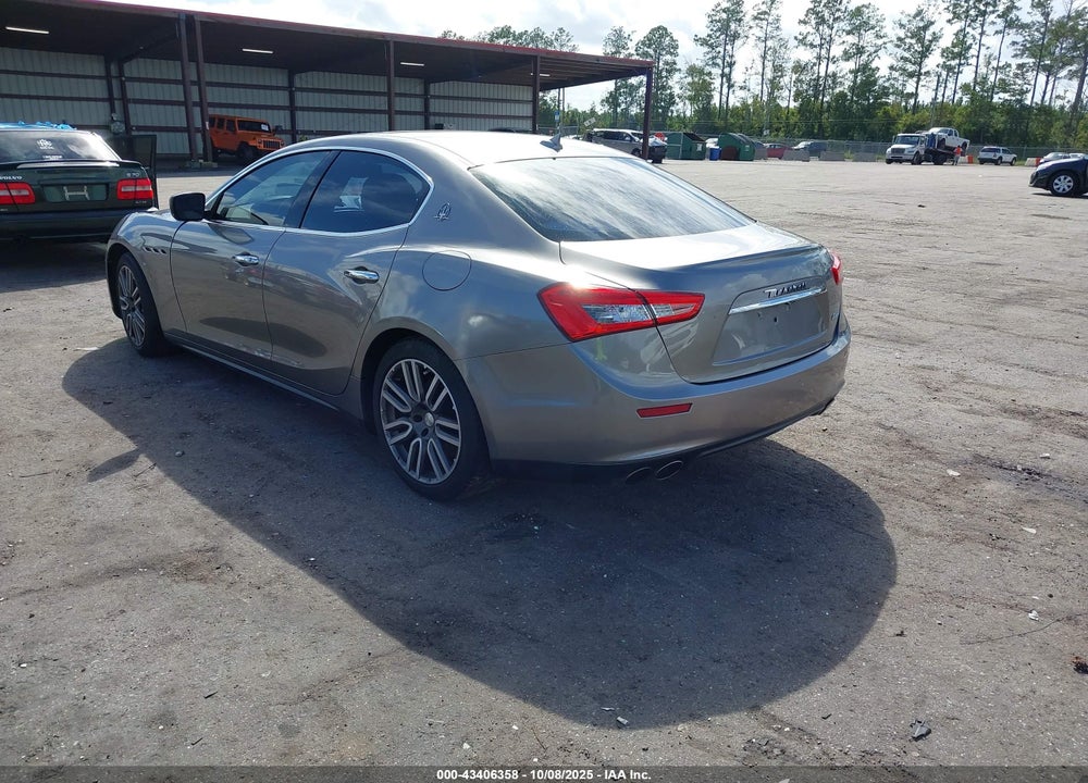 2015 MASERATI GHIBLI VIN: ZAM57XSA2F1162114