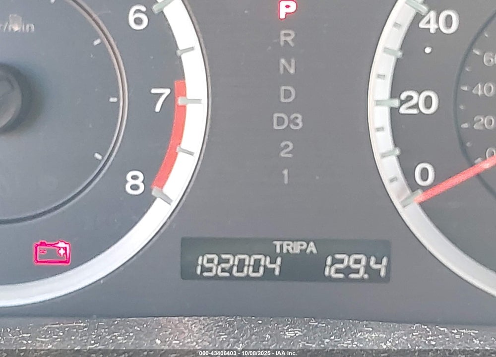 2010 HONDA ACCORD 2.4 LX-P VIN: 1HGCP2F4XAA058693