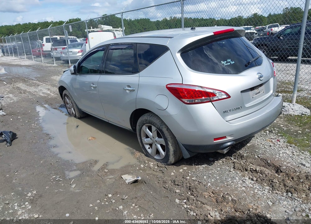 2011 NISSAN MURANO S VIN: JN8AZ1MU7BW058687