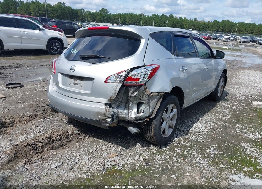 2011 NISSAN MURANO S VIN: JN8AZ1MU7BW058687