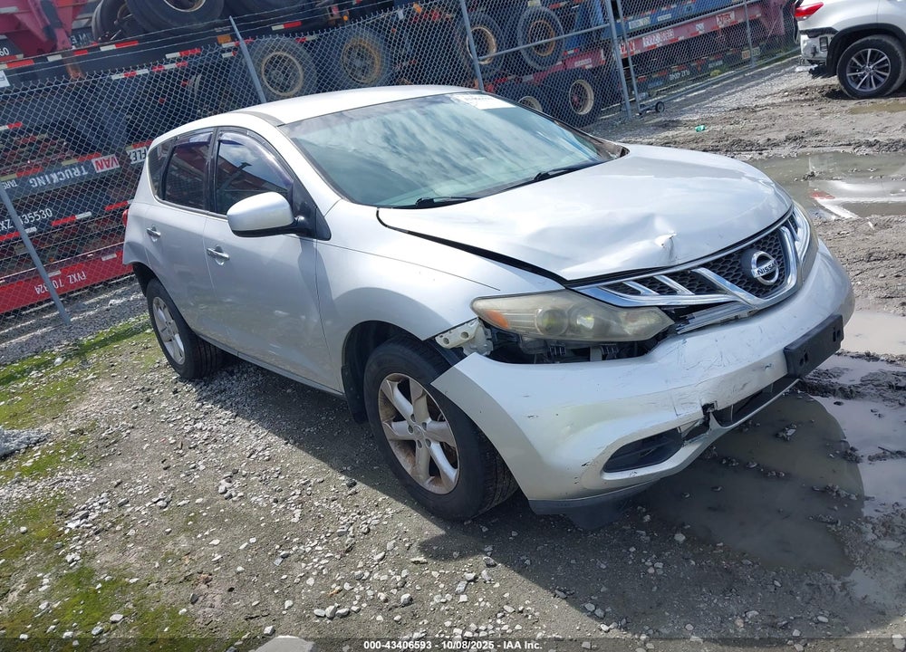 2011 NISSAN MURANO S VIN: JN8AZ1MU7BW058687