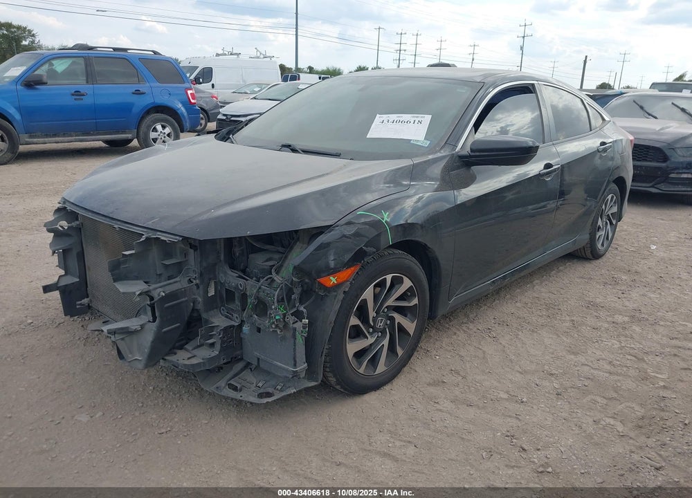 2018 HONDA CIVIC EX VIN: 2HGFC2F74JH542606