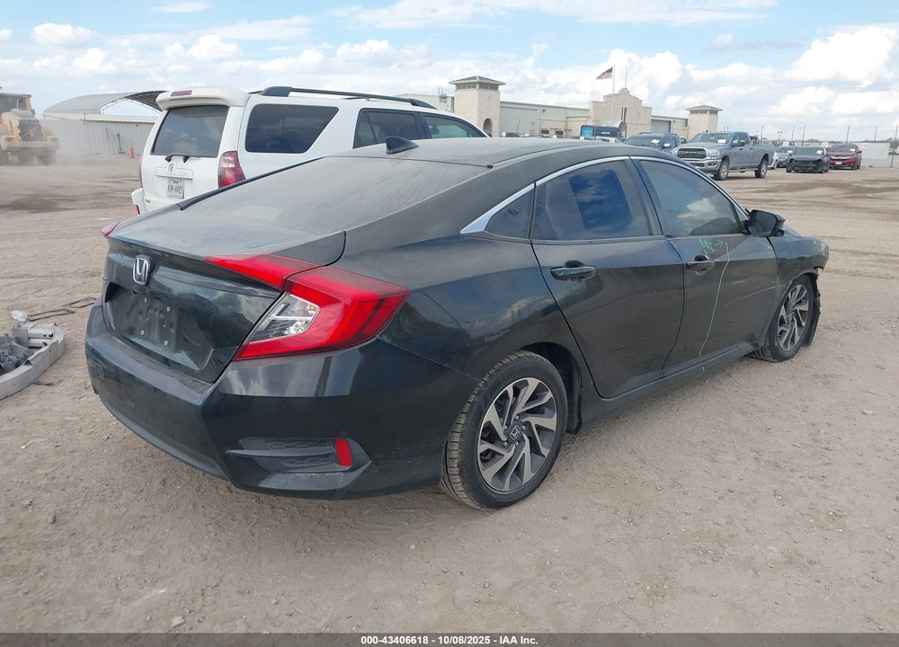 2018 HONDA CIVIC EX VIN: 2HGFC2F74JH542606