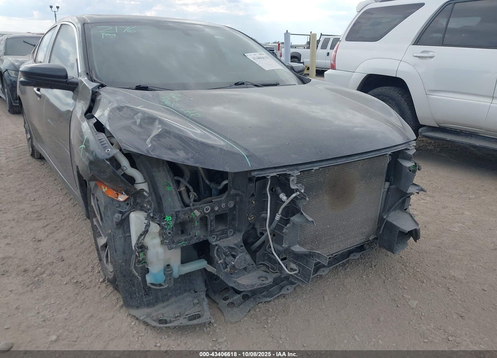 2018 HONDA CIVIC EX VIN: 2HGFC2F74JH542606