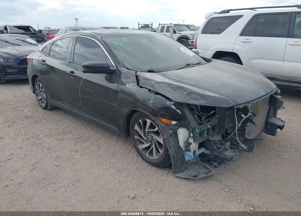 2018 HONDA CIVIC EX VIN: 2HGFC2F74JH542606