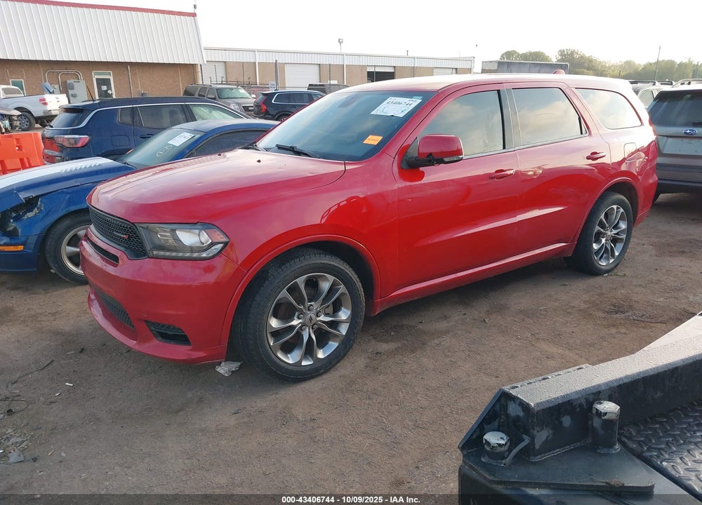 2019 DODGE DURANGO GT PLUS RWD VIN: 1C4RDHDG2KC684472