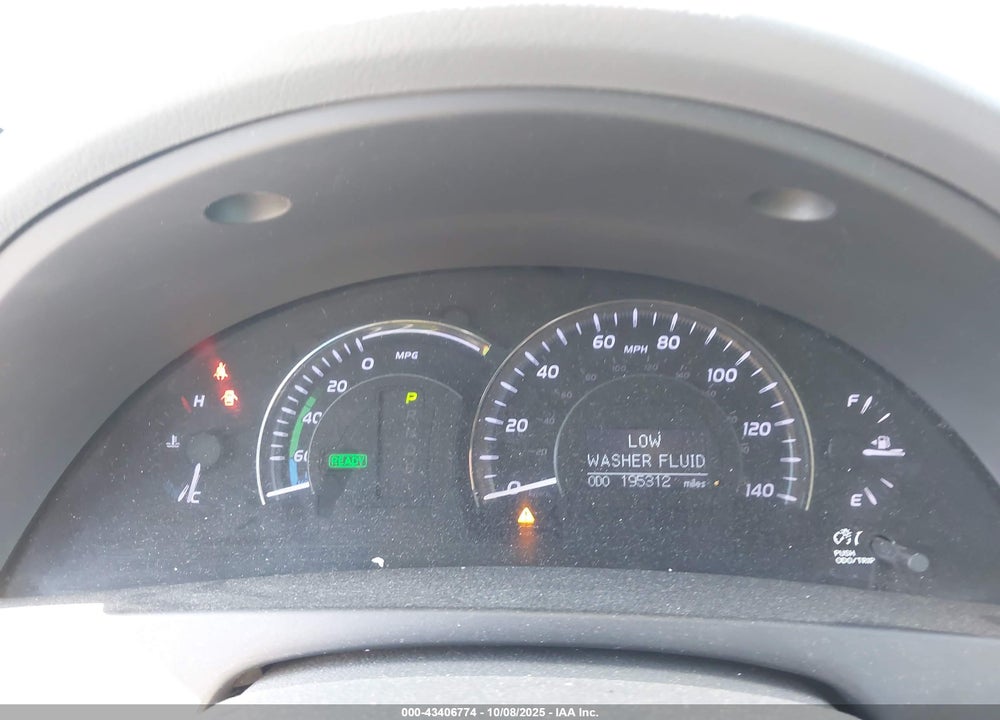 2010 TOYOTA CAMRY HYBRID VIN: 4T1BB3EKXAU125639