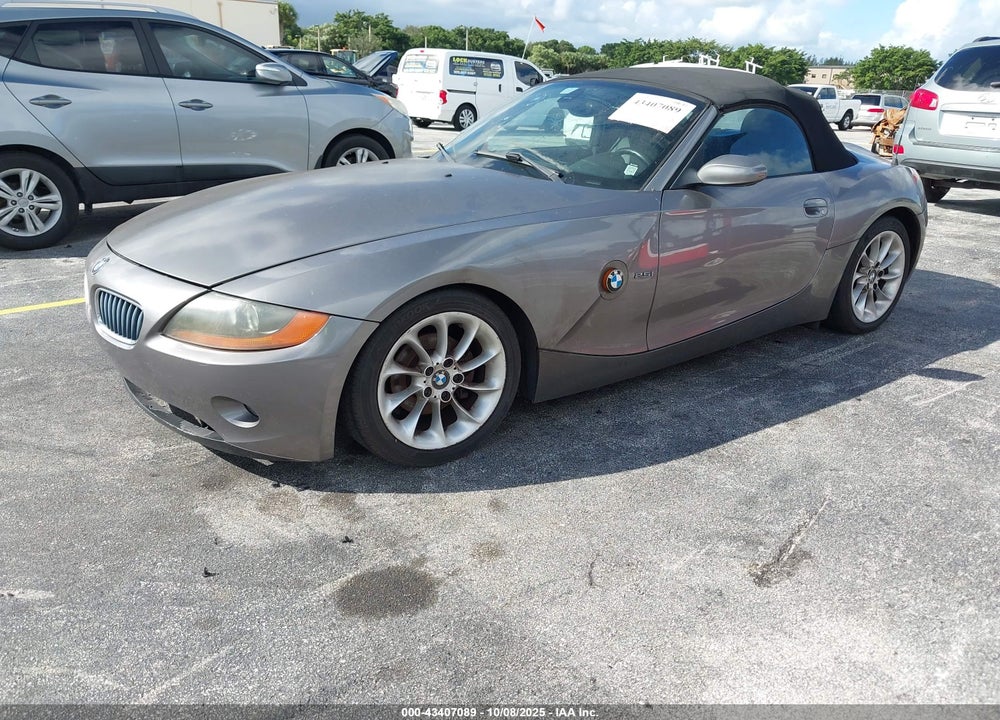 2003 BMW Z4 2.5I VIN: 4USBT33493LR65212