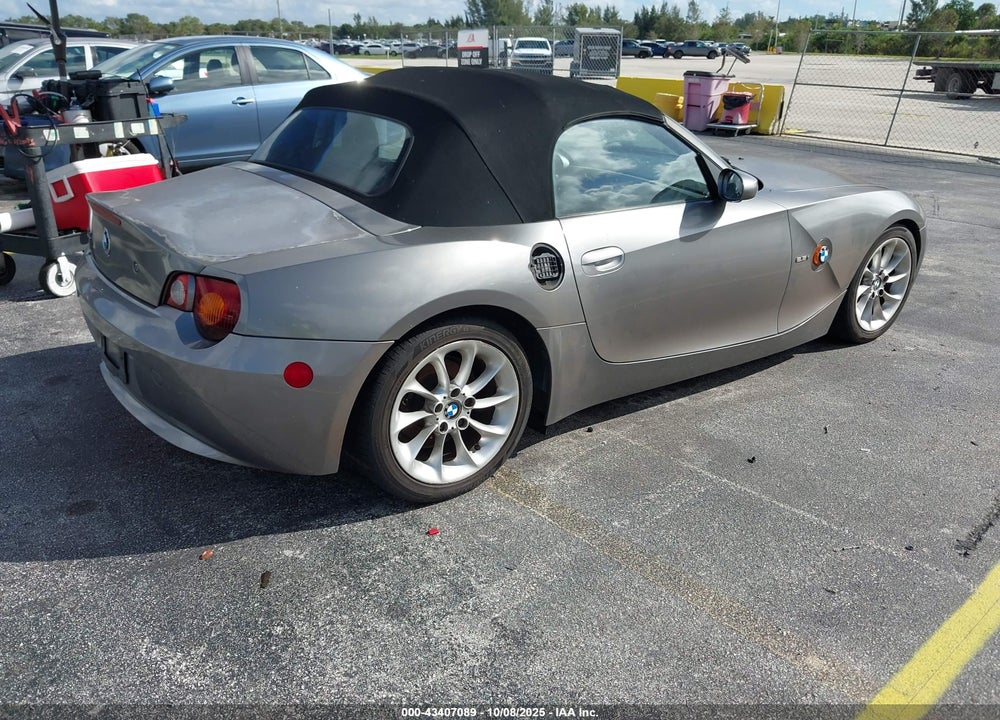 2003 BMW Z4 2.5I VIN: 4USBT33493LR65212