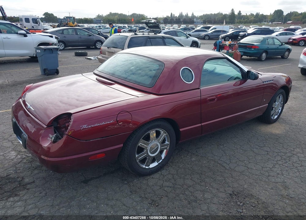 2004 FORD THUNDERBIRD VIN: 1FAHP60A44Y104756
