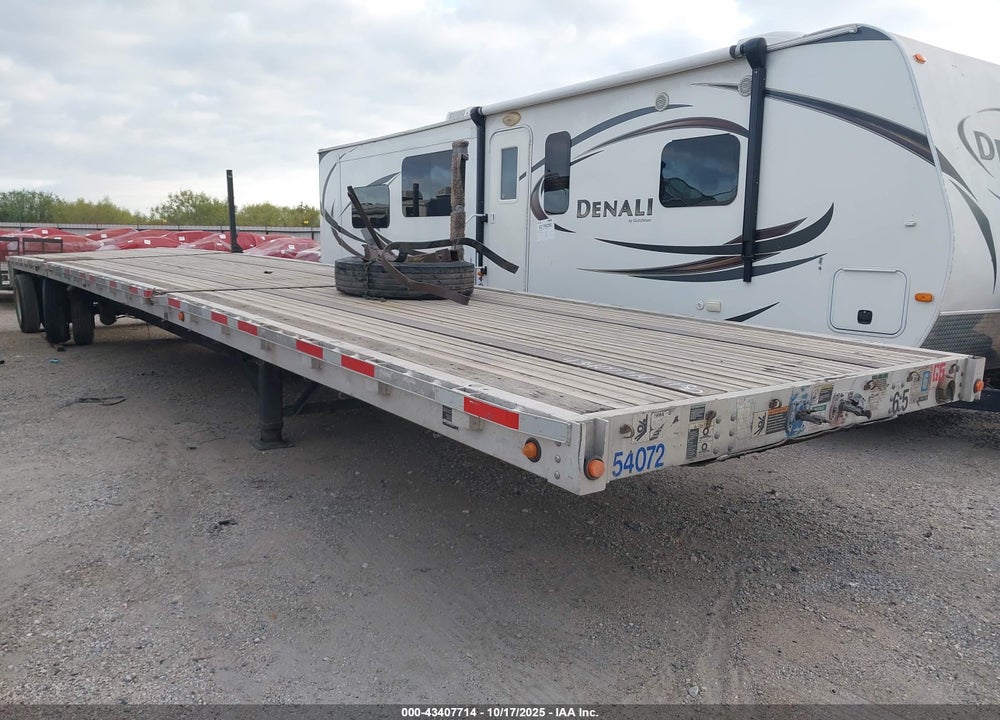 2007 WILSON TRAILER CO FLATBED TRAILER VIN: 4WWBGB6BX7N611805