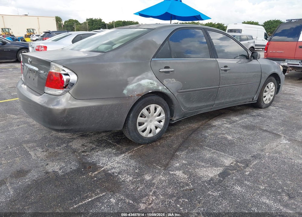 2005 TOYOTA CAMRY LE VIN: 4T1BE32K25U569423
