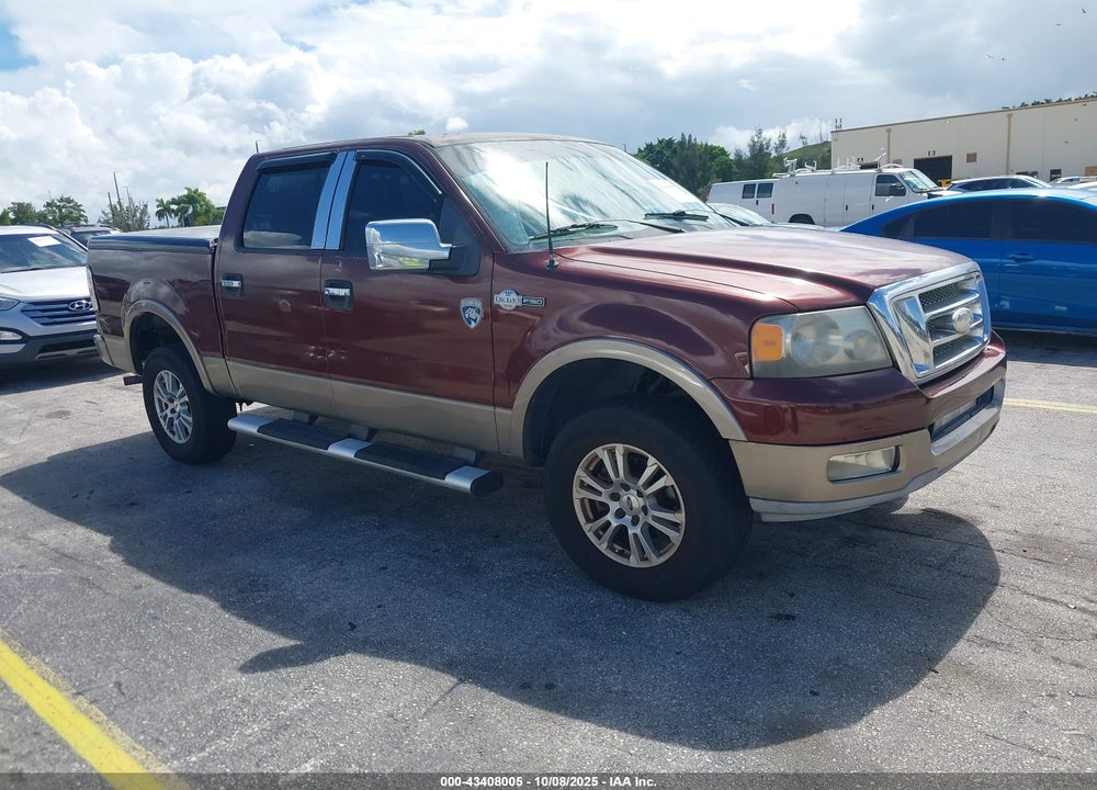 2005 FORD F-150 LARIAT/XLT VIN: 1FTPW125X5KD47195