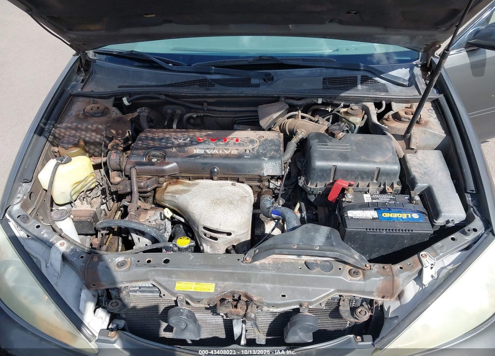 2004 TOYOTA CAMRY LE/SE/STD/XLE VIN: JTDBE32K040296749
