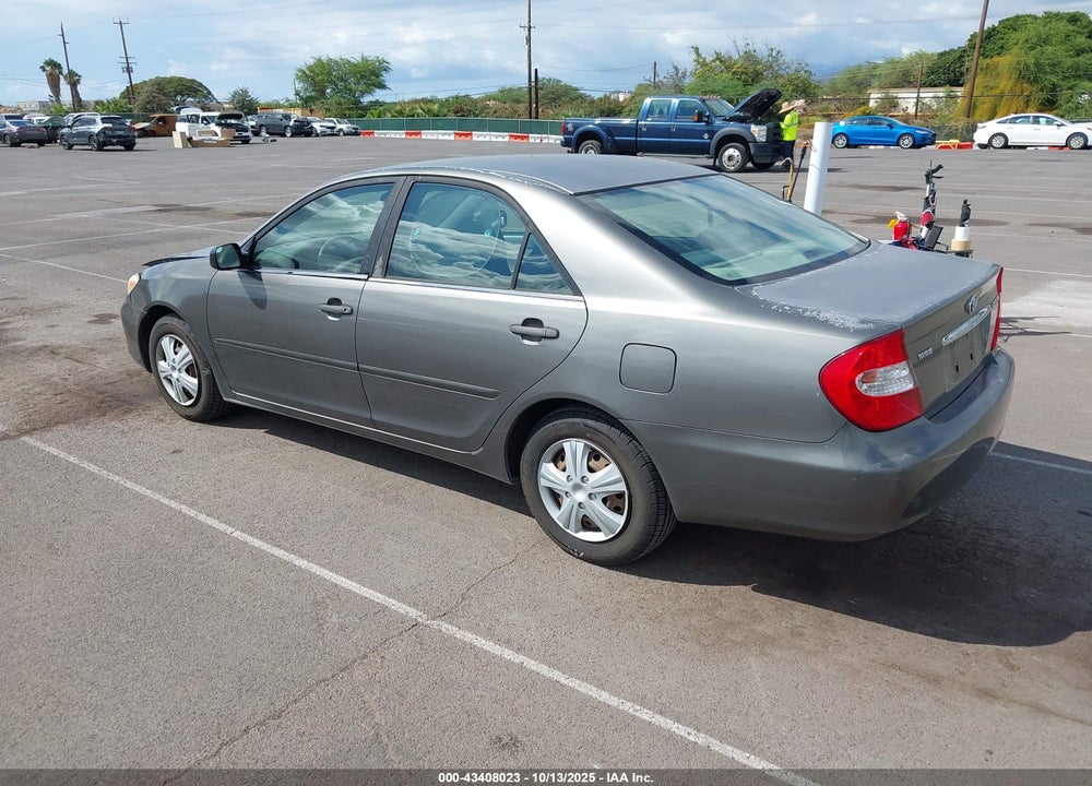 2004 TOYOTA CAMRY LE/SE/STD/XLE VIN: JTDBE32K040296749