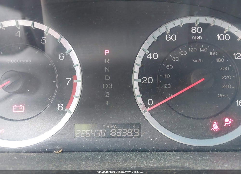 2012 HONDA ACCORD VIN: 1HGCP2F63CA191624