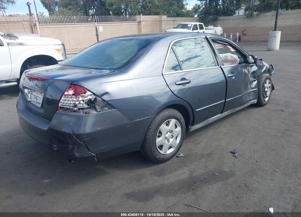 2007 HONDA ACCORD 2.4 LX VIN: 1HGCM56487A229217