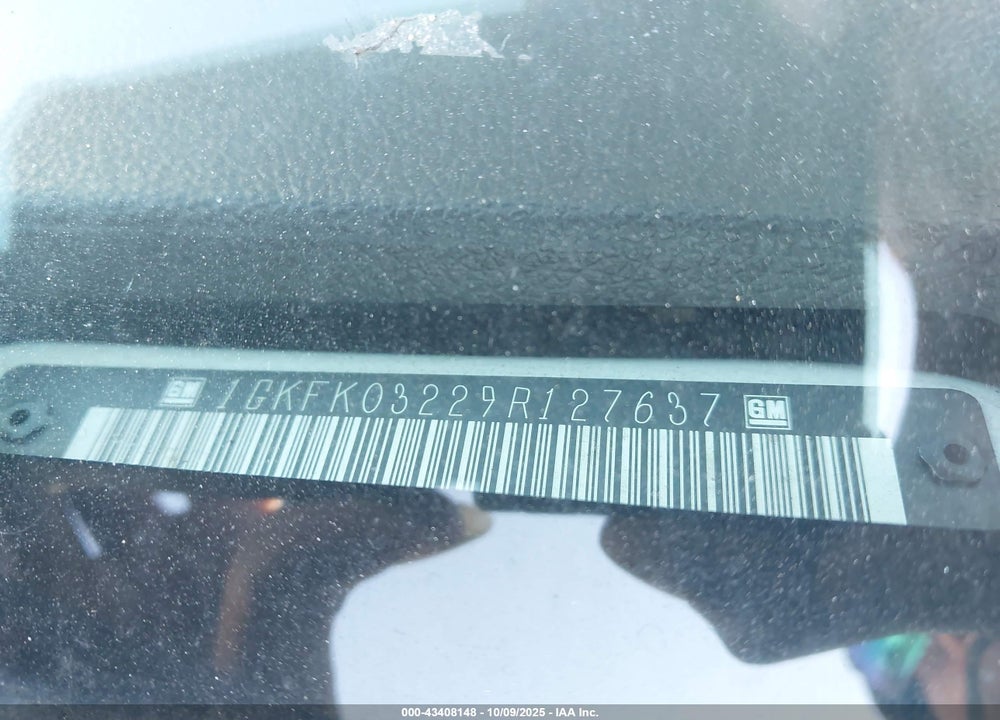 2009 GMC YUKON VIN: 1GKFK03229R127637