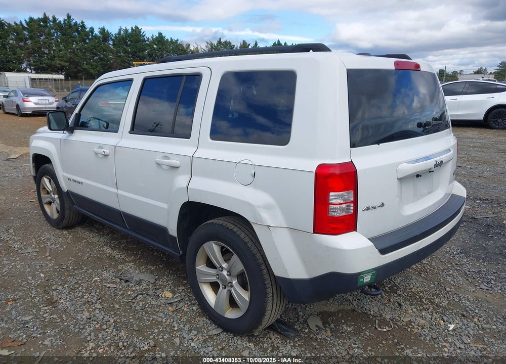 2016 JEEP PATRIOT VIN: 1C4NJRFB2GD627818