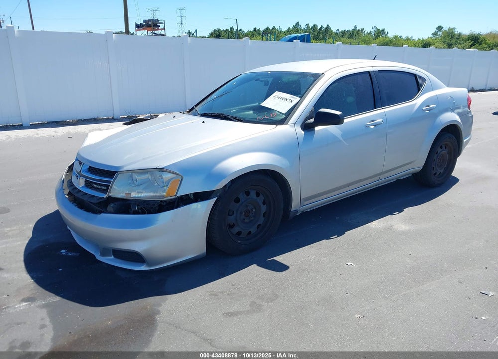 2011 DODGE AVENGER VIN: 1B3BD4FB8BN523335
