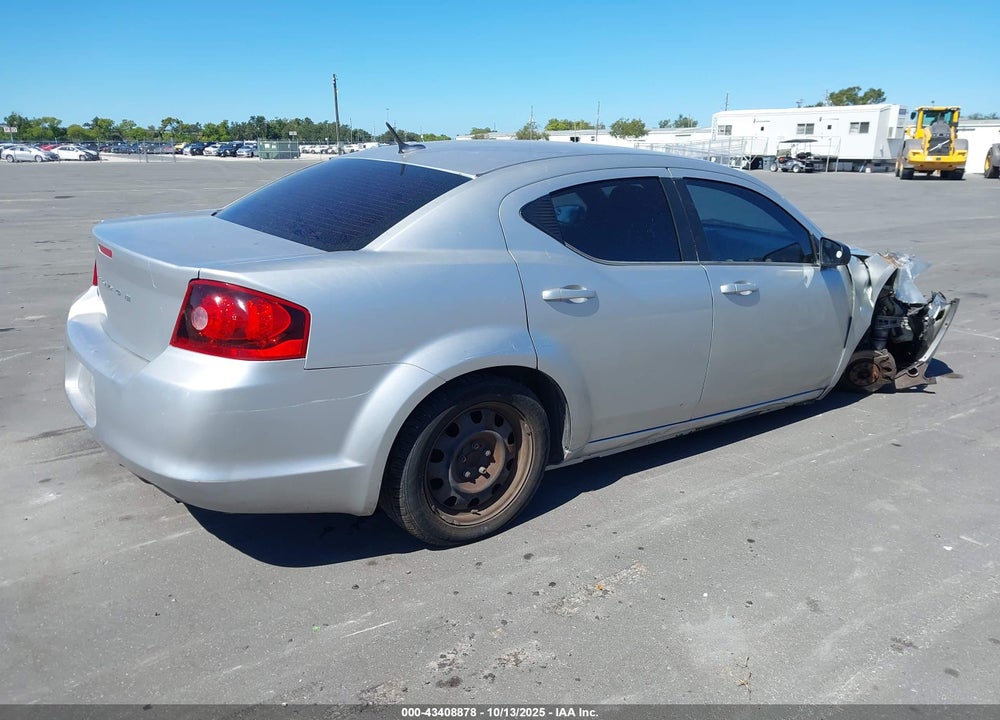 2011 DODGE AVENGER VIN: 1B3BD4FB8BN523335