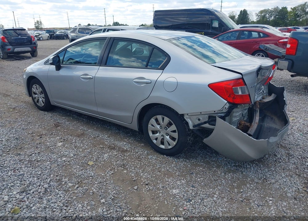 2012 HONDA CIVIC VIN: 19XFB2F5XCE083774