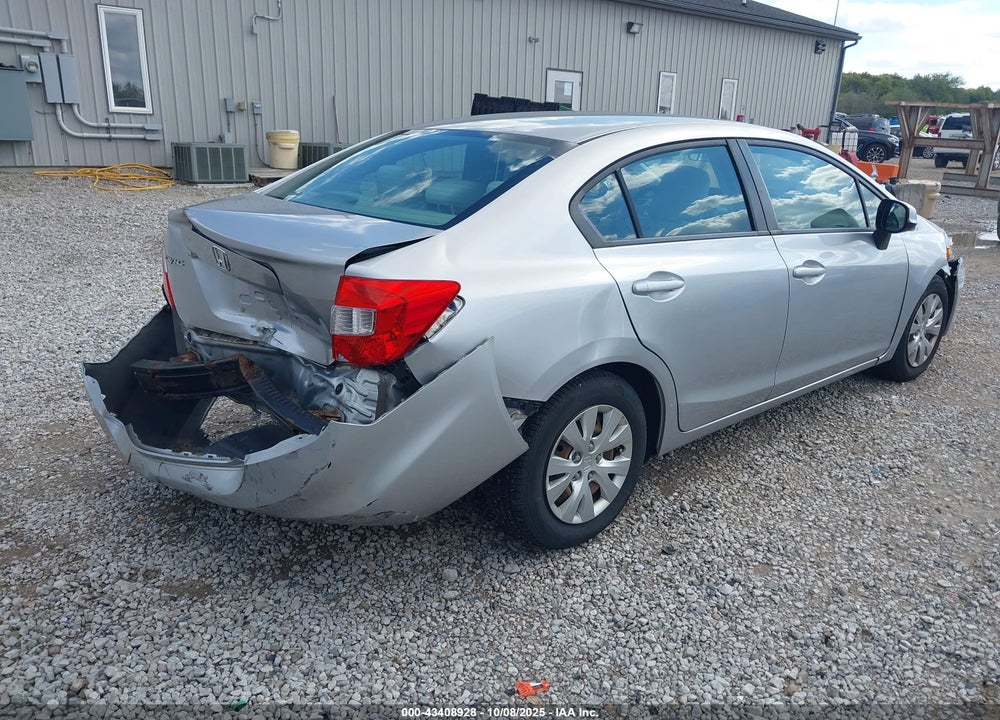 2012 HONDA CIVIC VIN: 19XFB2F5XCE083774