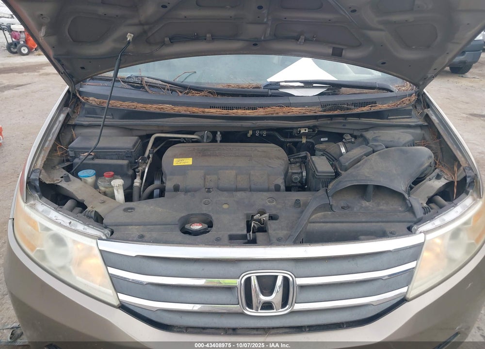 2011 HONDA ODYSSEY EX-L VIN: 5FNRL5H65BB027655