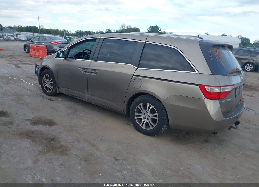 2011 HONDA ODYSSEY EX-L VIN: 5FNRL5H65BB027655