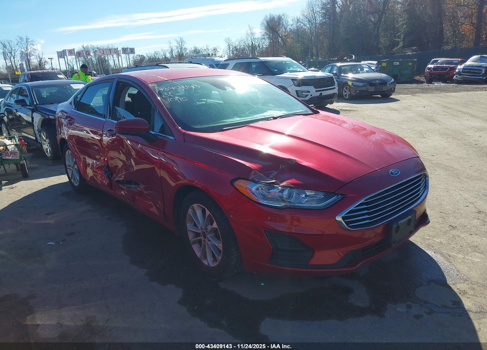 2020 FORD FUSION SE VIN: 3FA6P0HDXLR235416