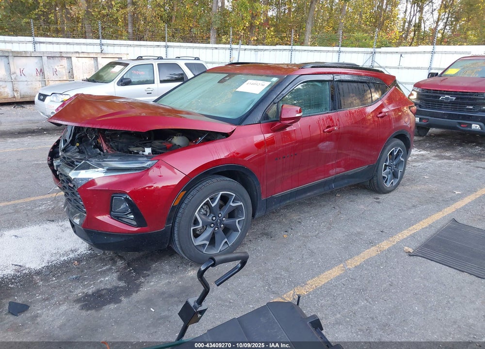 2022 CHEVROLET BLAZER VIN: 3GNKBKRS6NS131587