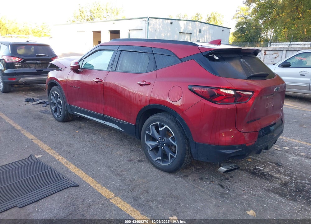 2022 CHEVROLET BLAZER VIN: 3GNKBKRS6NS131587