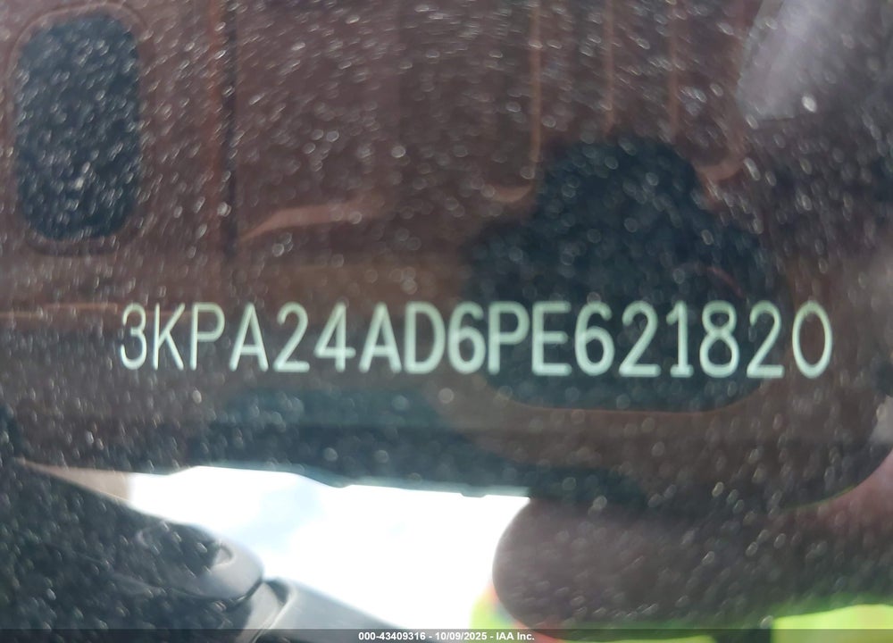 2023 KIA RIO S VIN: 3KPA24AD6PE621820