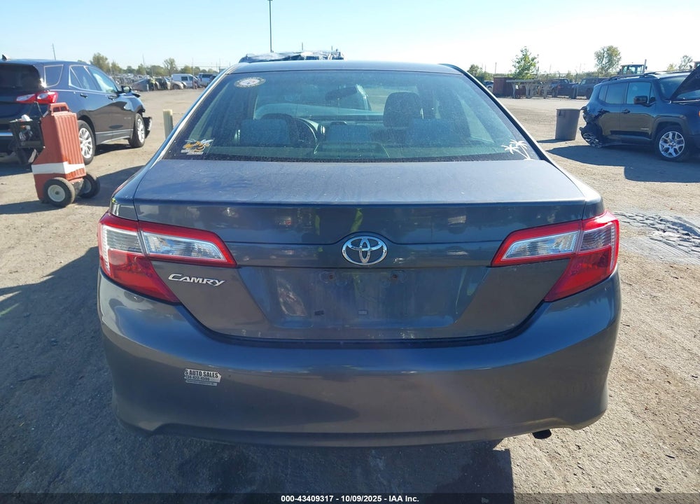 2012 TOYOTA CAMRY L VIN: 4T4BF1FK9CR239602