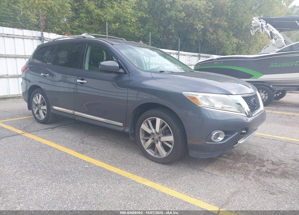 2014 NISSAN PATHFINDER PLATINUM VIN: 5N1AR2MM7EC676692