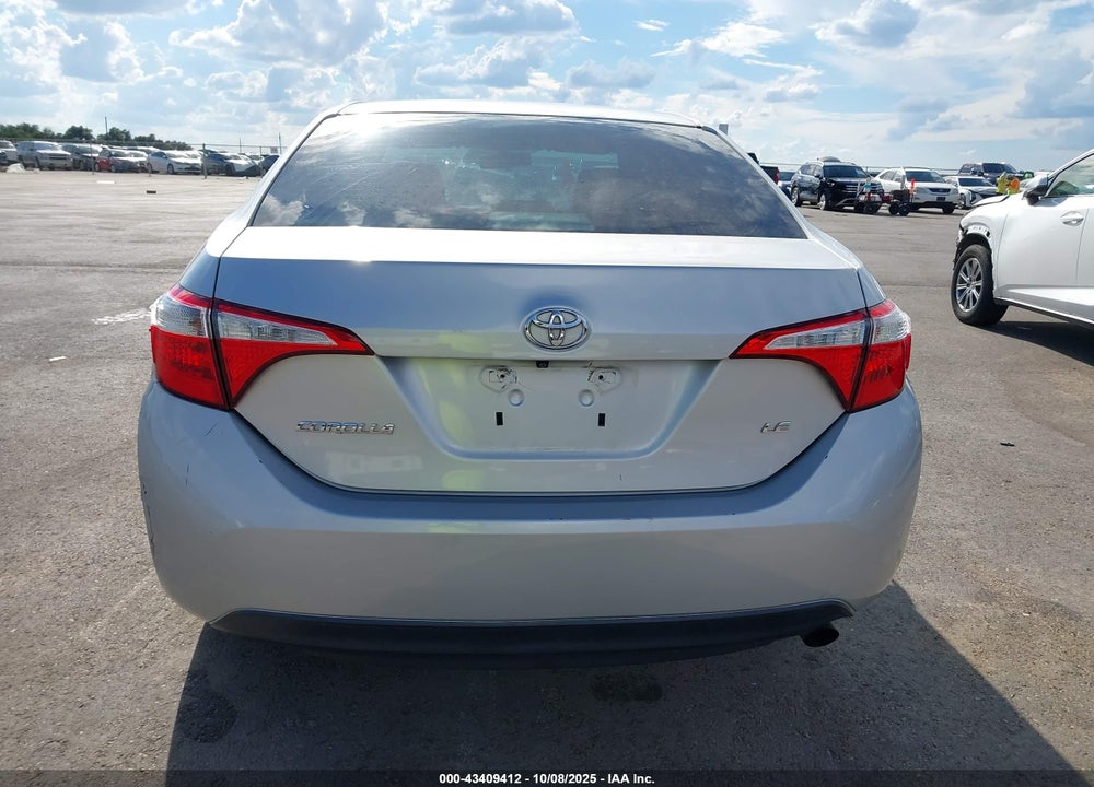 2016 TOYOTA COROLLA LE VIN: 5YFBURHEXGP447078