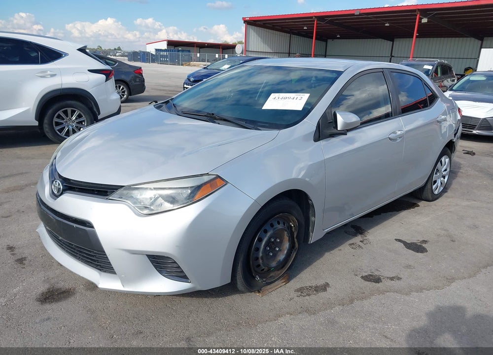 2016 TOYOTA COROLLA LE VIN: 5YFBURHEXGP447078