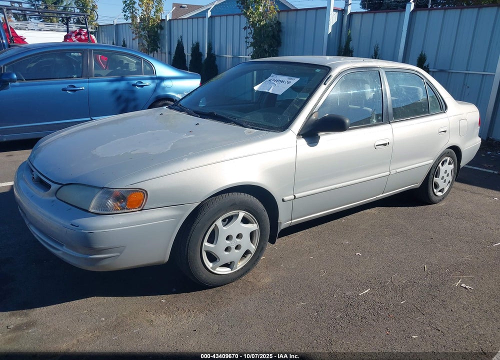 1999 TOYOTA COROLLA VIN: 2T1BR12E2XC747502