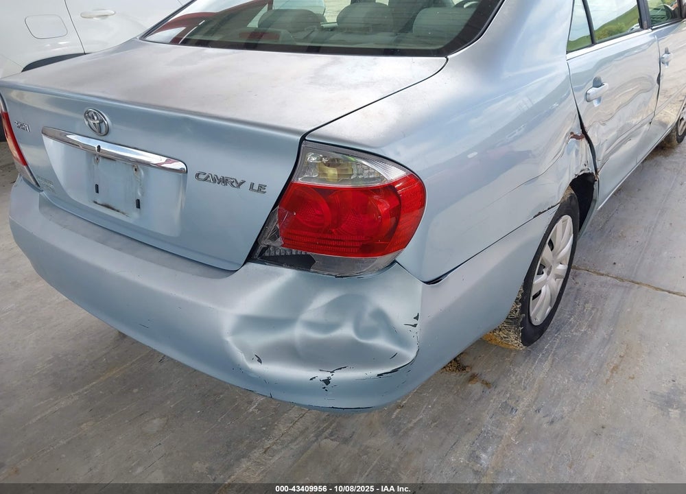 2005 TOYOTA CAMRY LE VIN: 4T1BE32K45U956541