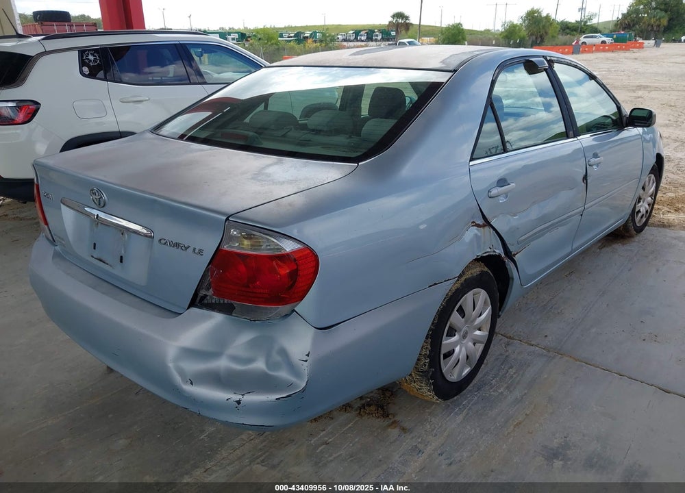 2005 TOYOTA CAMRY LE VIN: 4T1BE32K45U956541