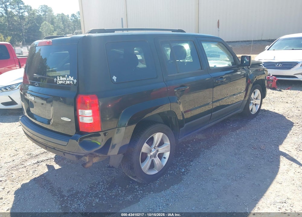 2013 JEEP PATRIOT LATITUDE VIN: 1C4NJPFB8DD213071