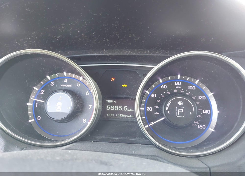 2011 HYUNDAI SONATA VIN: 5NPEB4AC3BH086314