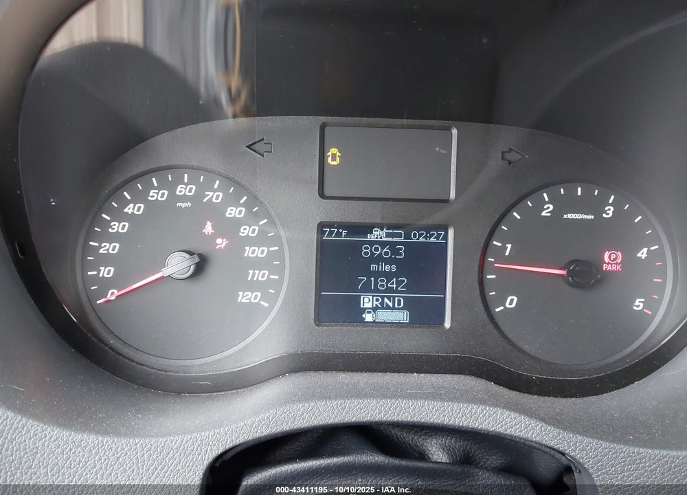 2020 MERCEDES-BENZ SPRINTER 2500 STANDARD ROOF V6 VIN: W1Y4EBHY7LT038591