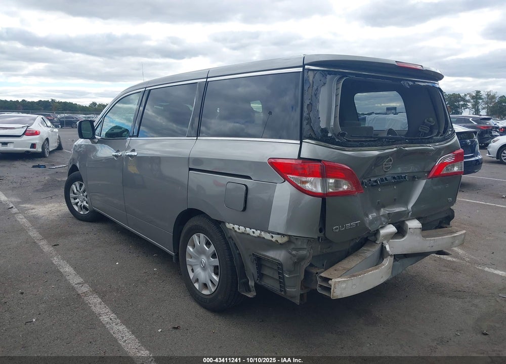 2012 NISSAN QUEST S VIN: JN8AE2KP5C9032958