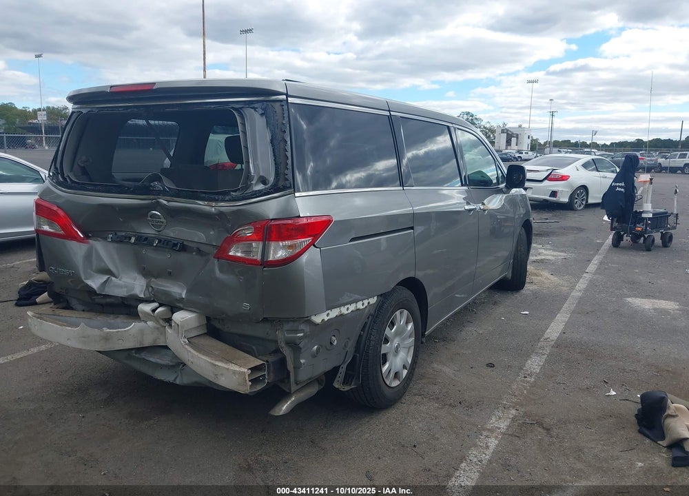 2012 NISSAN QUEST S VIN: JN8AE2KP5C9032958